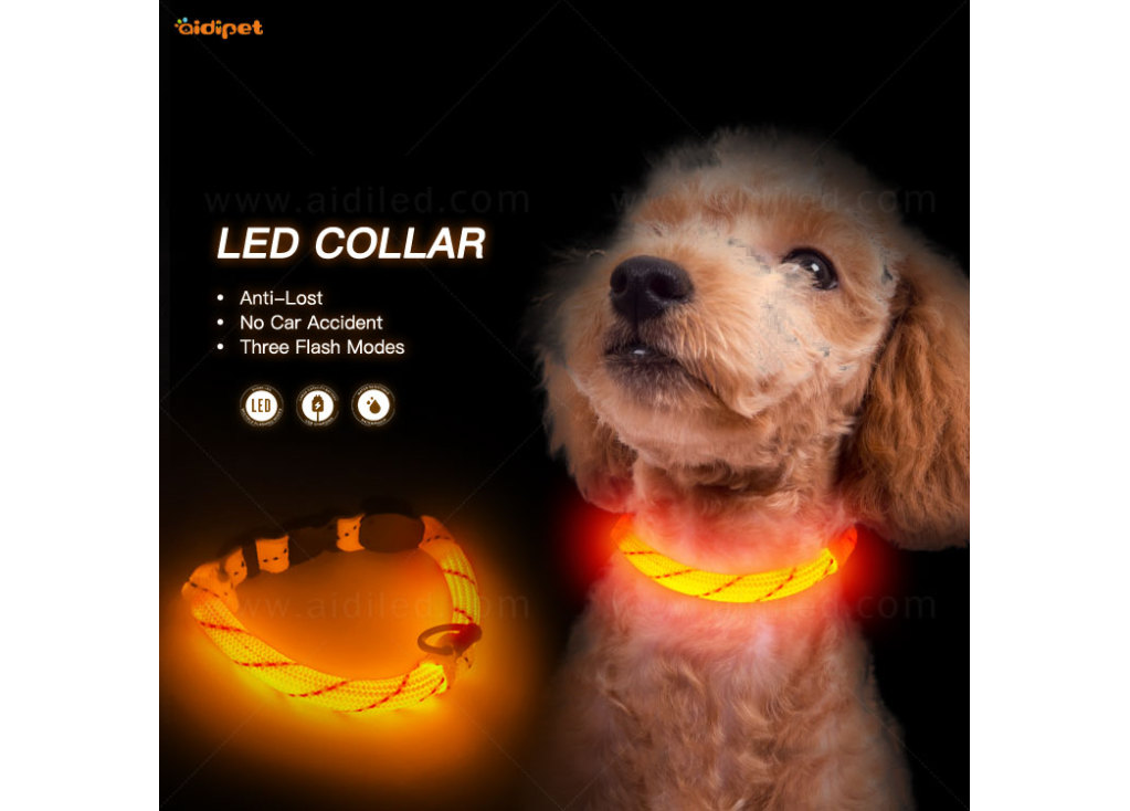 Credible RGB Light Pet Necklace - A Great Gift Idea For Pets
