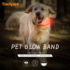 Water Resistant Led Dog Leash Light Safety Dog Collar Leash Accessories Led Dog Pet Collar Cover Light