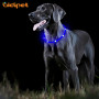 Dog Led Collar Safety Light Dog Flashing Led Collar Glow Silicone Pet Dog Collars Free Size