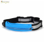 Water Resistant Fanny Pack with Led for Night Running Safety Custom Logo Led Running Belt Fanny Pack