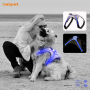 Multi Led Dog Reflective Harness Vest USB Rechargeable RGB Color Led Pet Dog Harness 2021 Light up Dog Harness
