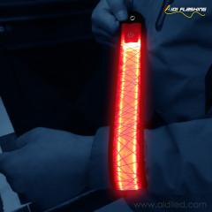 Nouveaux brassards LED Slap Bracelets Bracelets brillants Bandes de sécurité personnalisées pour le festival
