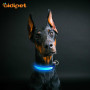 Collares De Luz Led Pet Dog Collar Nylon Luminous Fluorescent USB Rechargeable Pet Led Collar Water Proof
