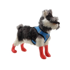 Bottes de chien imperméables pour temps pluvieux confortables colorées 4 bottes de jeu en plein air chaussures de chien de compagnie bottes