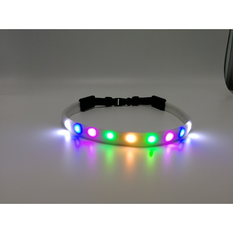 Led Light Elastic Waist Belt Night Jogging Cycling Walking Silicone USB Luminous Safety Waist Belt