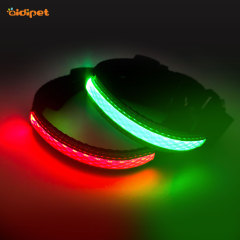 XS XXS Led lighted Up Collar for Cats Dogs Pets USB Rechargeable Flashing Nylon Mesh Collar