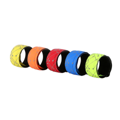 Bandes de claquement Led réfléchissantes de prix de promotion avec le bracelet de Bracelet de claquement de règle d'activité clignotante de LED