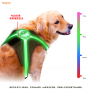 aidiflashing hot sale  new model led dog harness pet dog harness led