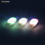 Portable Hands Free Silicone Led Clip Light Small Flashlight Magnetic Clip On Running Light for Night Safety