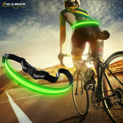 Ceinture réfléchissante à LED pour la course à pied pour les activités sportives nocturnes Ceinture LED en cuir pour le cyclisme