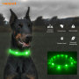 2021 New Products Light up Dog Collar Pet Led Flashing Dog Collar Night Walking Glowing Dog Collar