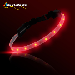 RGB Safety Led Remote Control Led Waist Belt for Running Cycling Light up Night Waist Belt