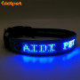 AIDI-C24 Led Programmable Dog Collar with Screen Display Dog Collar APP Control Anri-lost Led Dog Collar Rechargeable