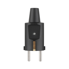  Ip20 16A 250V Ac Schuko Rewireable Male Electrical Plug