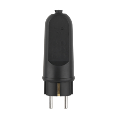  Ip44 16A 250V Ac Schuko Rewireable Male Electrical Plug
