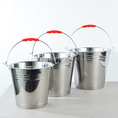 6L Wholesale Stainless Steel Water Bucket With Handle and Lid