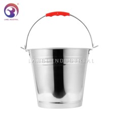 6L Wholesale Stainless Steel Water Bucket With Handle and Lid
