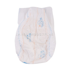 Soft And Cotton Printed Disposable B Grade Nappies Baby With High Absorption