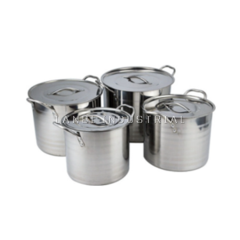 High Quality 4 Pcs Set Efficient Household Kitchenware Stainless Steel Stock Pot