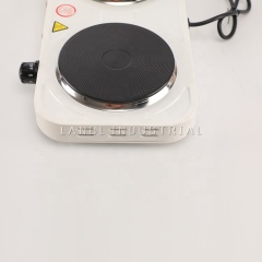 Hot Sale 2000w Double Burner Solid Hotplate Electric Stove for Food Cooking