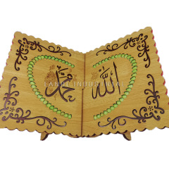 Manufacturers Direct Production Of Arab Muslim Supplies Koran Wooden Bookshelf Islamic Chanting Bookshelf
