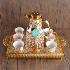 1.0L arabic coffee dallah Vacuum Flask Sets Glass Refill Insulation Coffee Carafe dallah Flask Sets