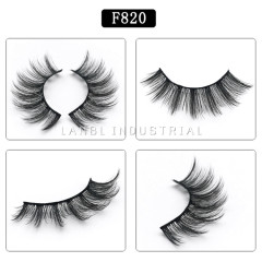 Produced by Mink Eyelashes Vendor with Custom Packaging and Private Label 25mm False Faux 5D 3D Mink Eyelashes