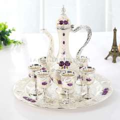 8Pcs New Style Arabic Europe Style Wedding Decoration Home Party Wine Set