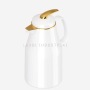 European Simple Design Portable Coffee Pot PP Plastic Creative Push switch Glass Liner Coffee Pot Domestic Insulation Coffee Pot