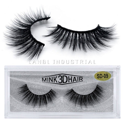 Lashes 3d Wholesale Vendor 25mm Eyelashes Handmade Reusable Mink False Eyelashes For Makeup