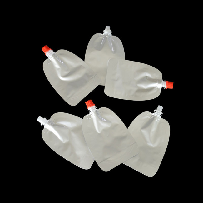 Stand Up Spout Pouch 150ml 250ml 500ml 1L 2L Tomato Sauce Juice Drink  Liquid Plastic Packaging Bag