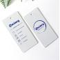 Wholesale custom logo paper swing hang tag for clothing
