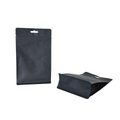 Matte Black Doypack Aluminum Foil Packaging Zip Lock Bag Stand up Pouch Mylar Storage Food Bags