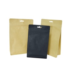 Matte Black Doypack Aluminum Foil Packaging Zip Lock Bag Stand up Pouch Mylar Storage Food Bags