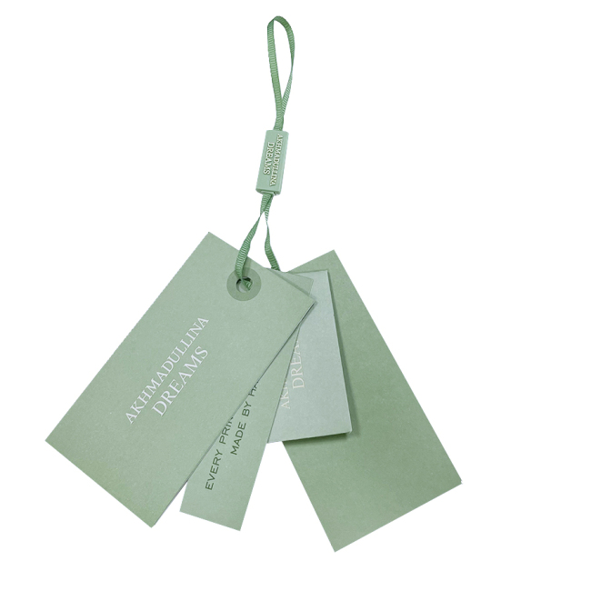 Wholesale Custom Hang Tag Garment Paper Hangtags For Clothing Own Logo