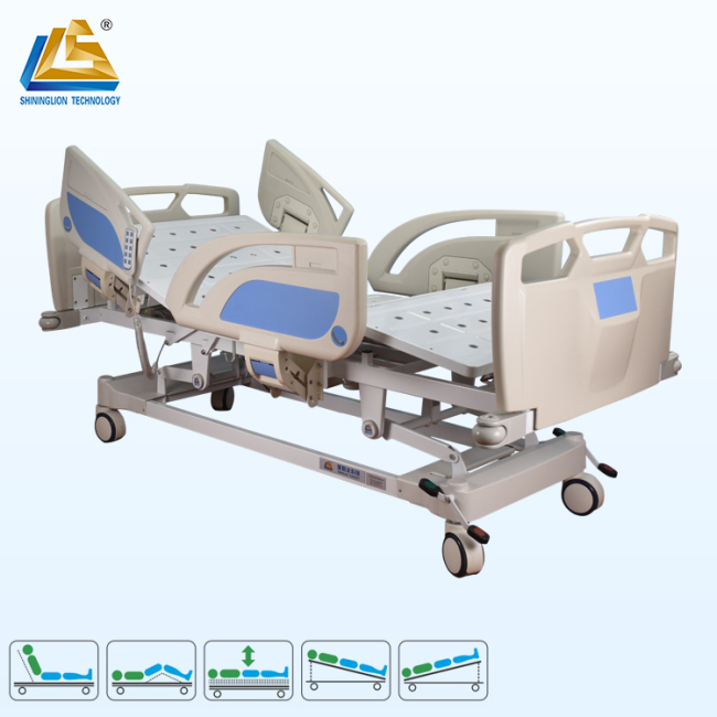 Concise hospital furniture hospital bed five function