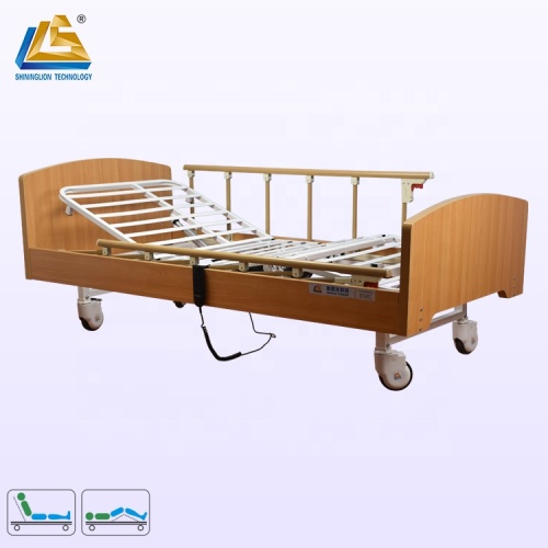 Wooden different types of hospital beds for home care