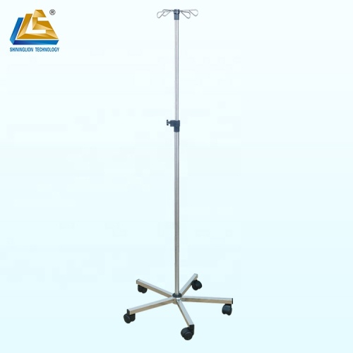 Mobile infusion stand with big base
