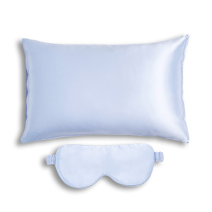 Custom Solid Colors Silk Pillowcases With Sleep Mask