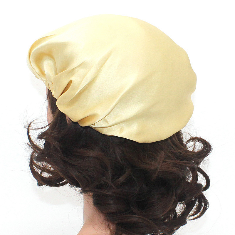 Wholesale Bulk Classic 100 Pure Silk Bonnets For Curly Hair