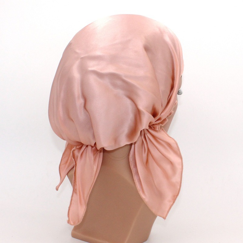 Concise Style Silk Night Sleep Hat