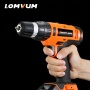Lomvum 12V Battery Power Tools Electric Lithium Battery Wireless Screw Driver