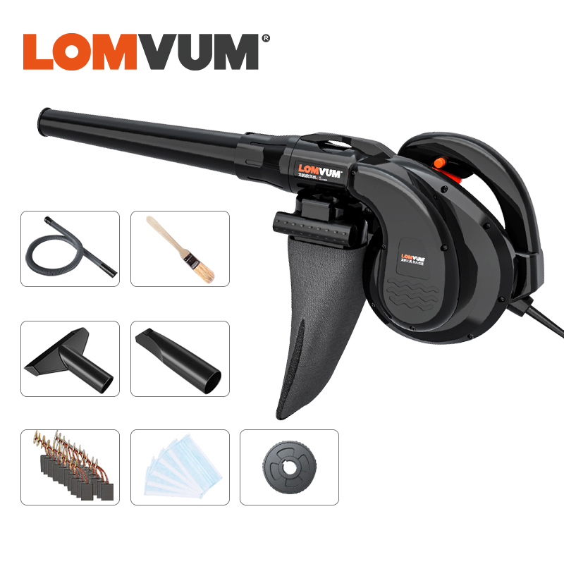 LOMVUM 1800W Portable Electric leaf Blower Dust Vacuum Cleaner Home blower vacuum