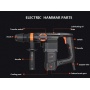 Lomvum Power Tools Multi Function 30MM Electric Demolition Hammer Drill