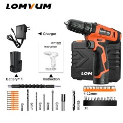 Набор аккумуляторных ударных дрелей Lomvum small mini electric tools