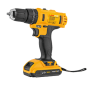 Brush Two Variable Speed Portable 18V Cordless Power Impact Driver Drill