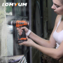 LOMVUM 20V electric rechargeable multi-function cordless drill with lithium battery