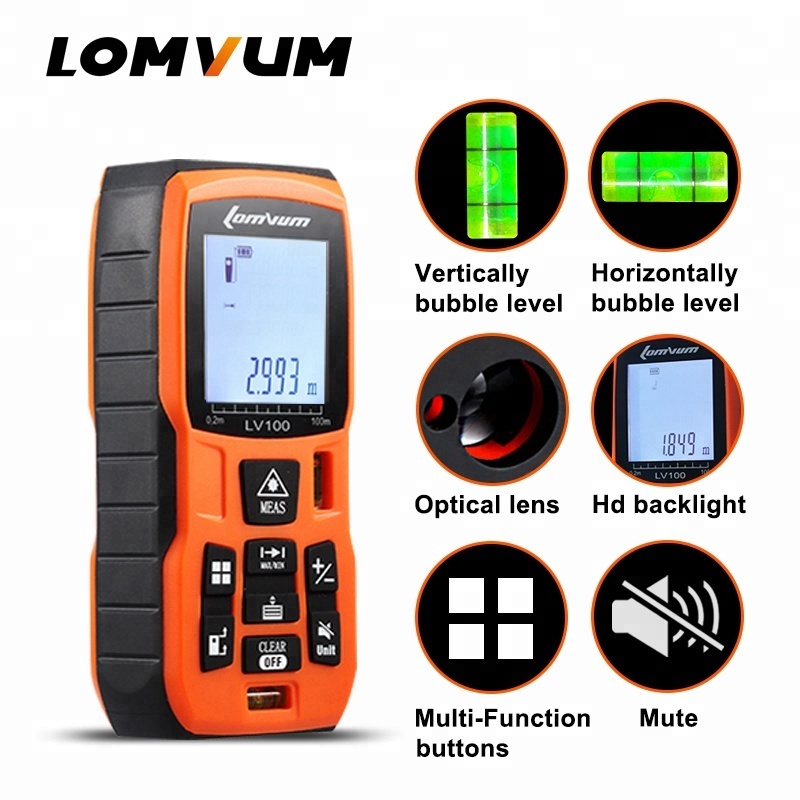 China Supplier Good Price Lomvum LVB 60M Digital Measurement  Distance Meters Device Laser Rangefinder