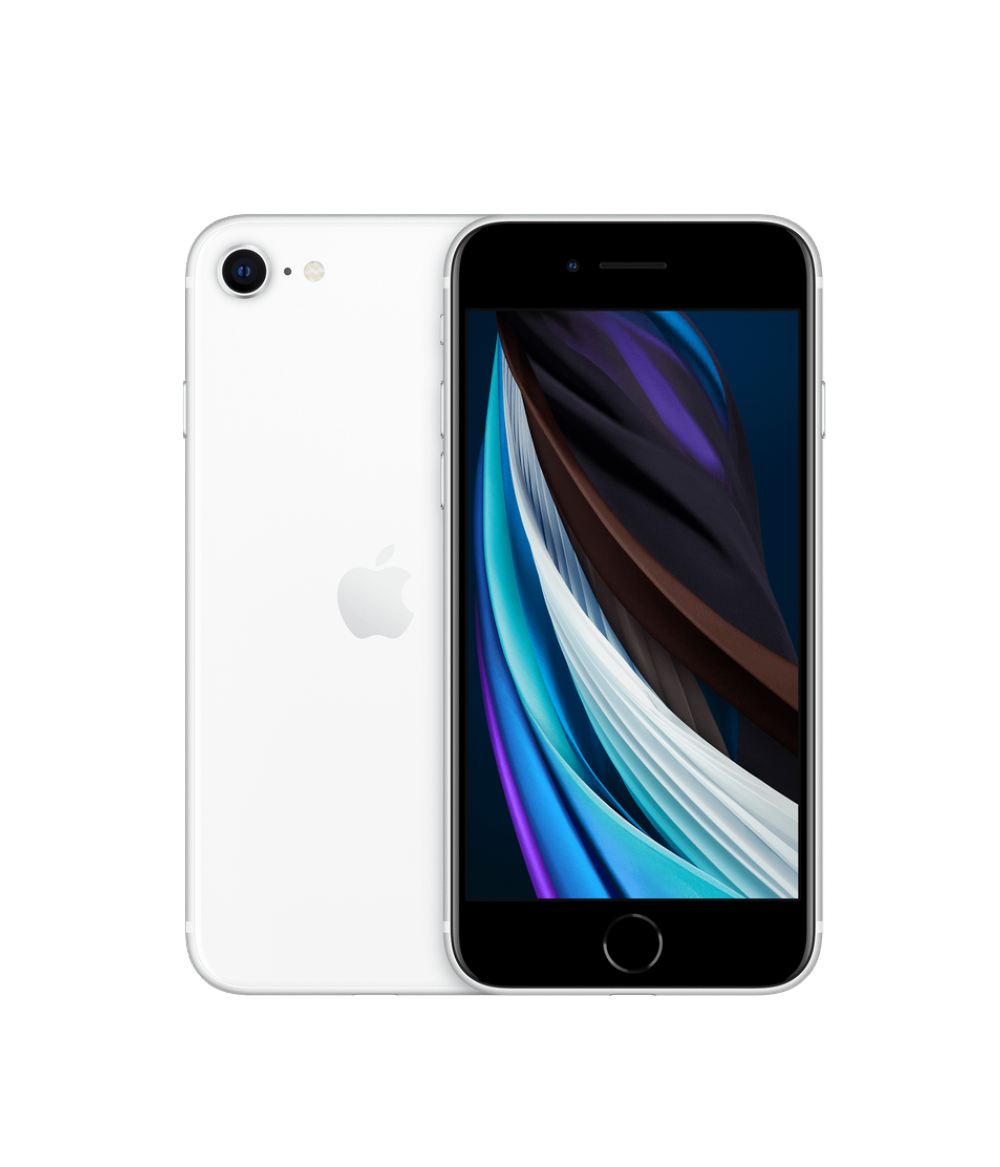 Глобальная версия Новинка - Apple iPhone SE (128 ГБ) 4.7-дюймовый процессор A13 Bionic iOS 13 12-мегапиксельная широкоугольная камера 1080p HD-видео NFC Wi ‑ Fi Встроенный смартфон с GPS
