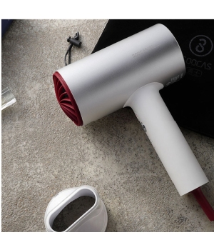Secador de pelo Xiaomi Mijia Soocas de 1800 W, diseño de boquilla antiescaldante de secado rápido portátil negativo Lons de 1800 W para el hogar